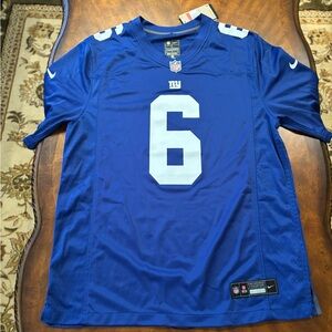 Nike Men's New York Giants Jaxson Dart Blue Jersey Size Large